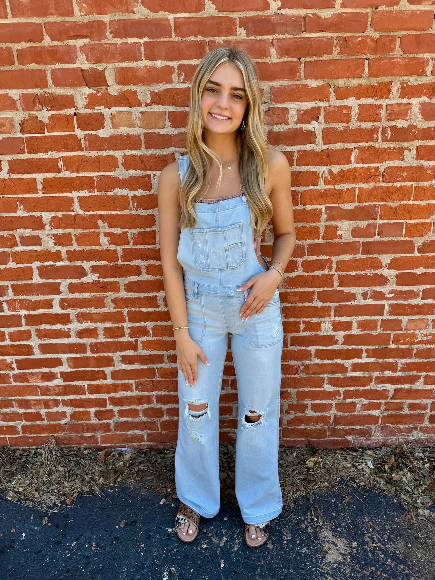 Autumn Days Ahead Denim Risen Jeans Overalls