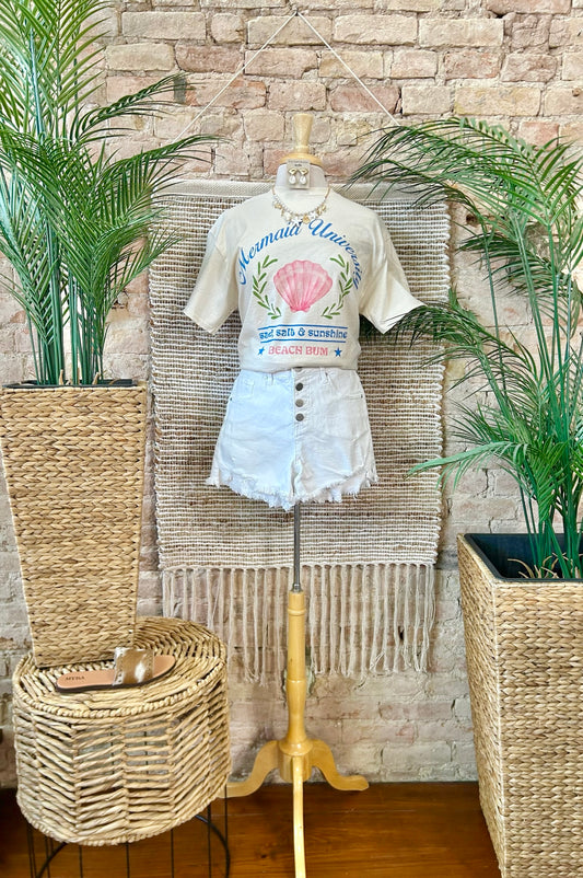 Mermaid University Graphic Tee
