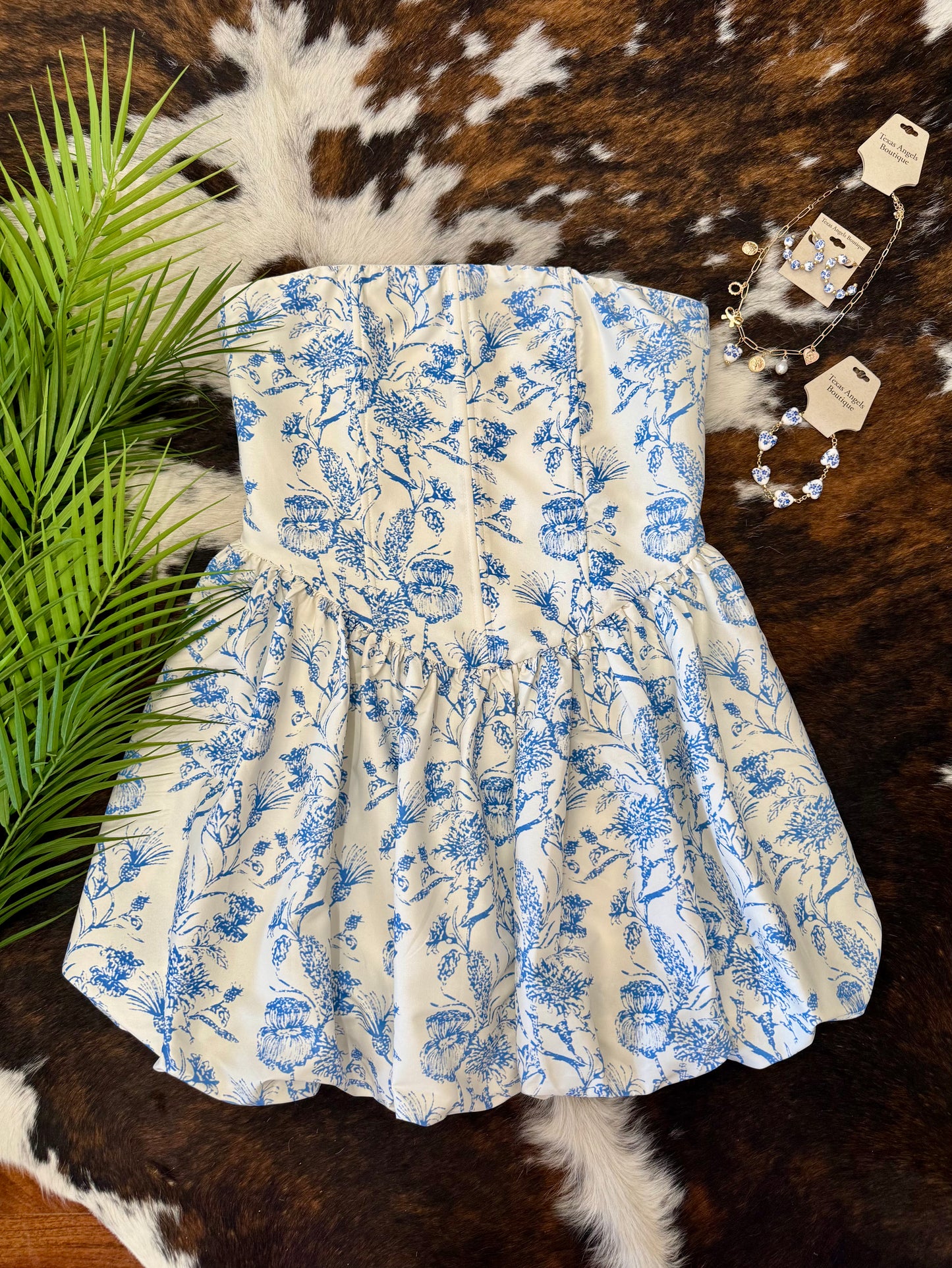 Don’t Be Fooled Blue Floral Dress