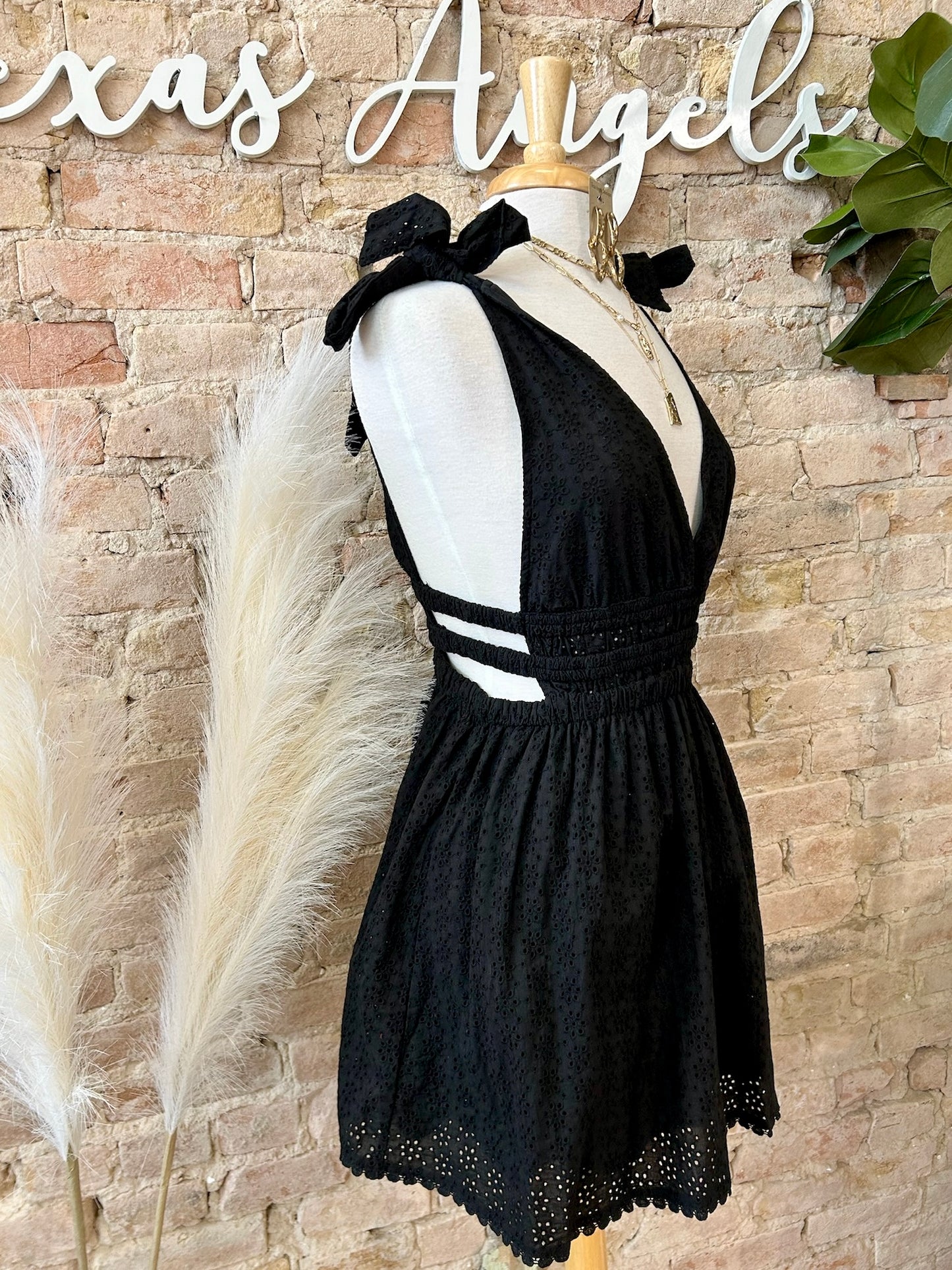 Gonna Be Somebody Black Dress