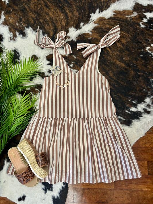 40% Off - Save It For Later Striped Dress