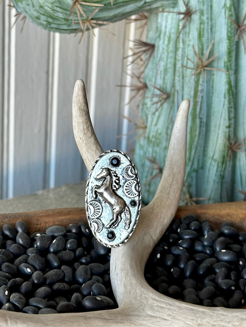 Silver Horse Ring