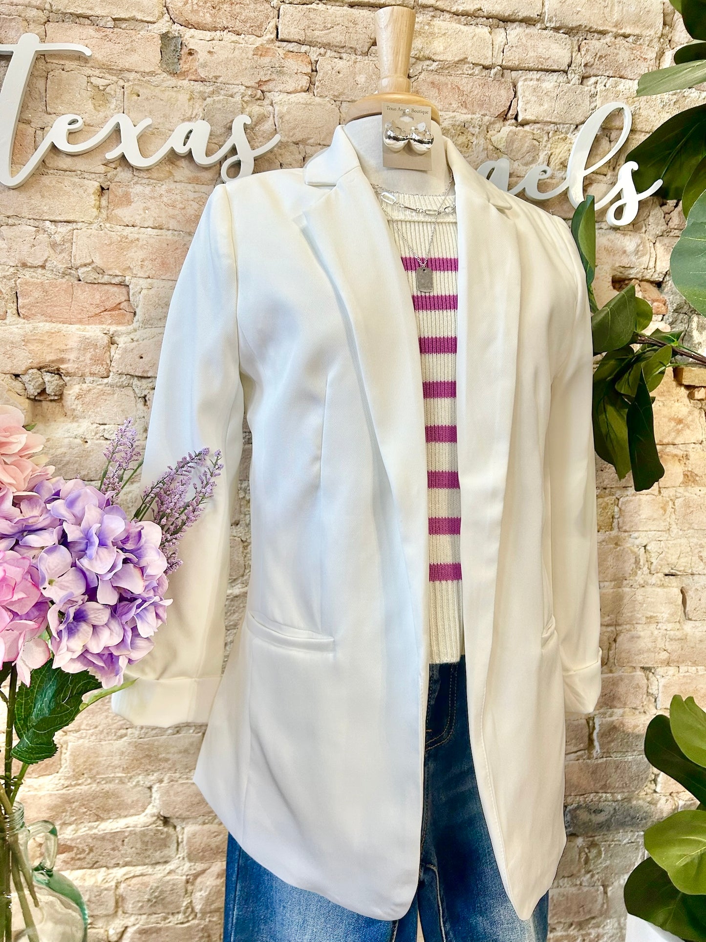 Boss Babe Ivory Blazer