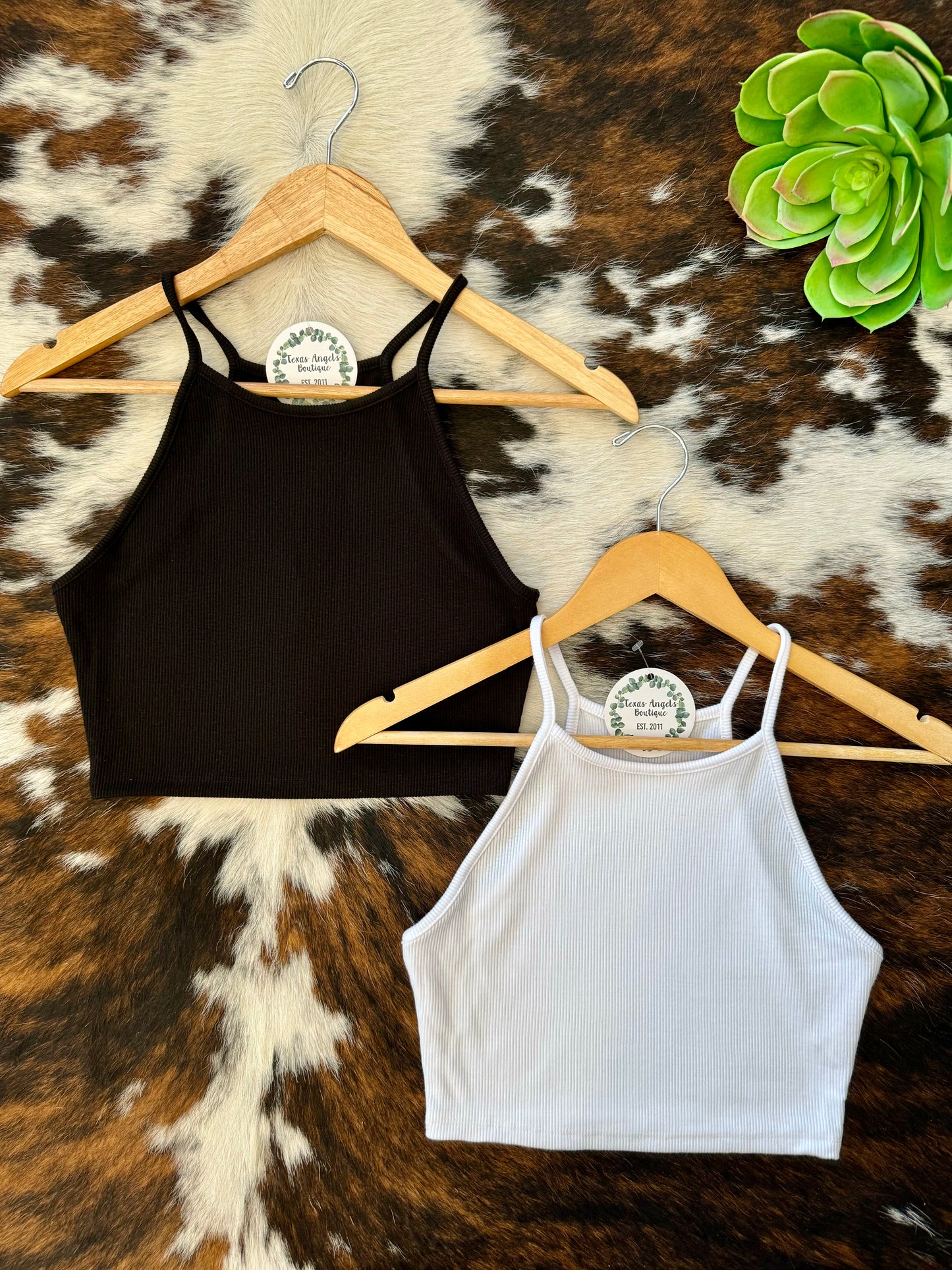 50% Off - Timing Is Everything White Halter Tank