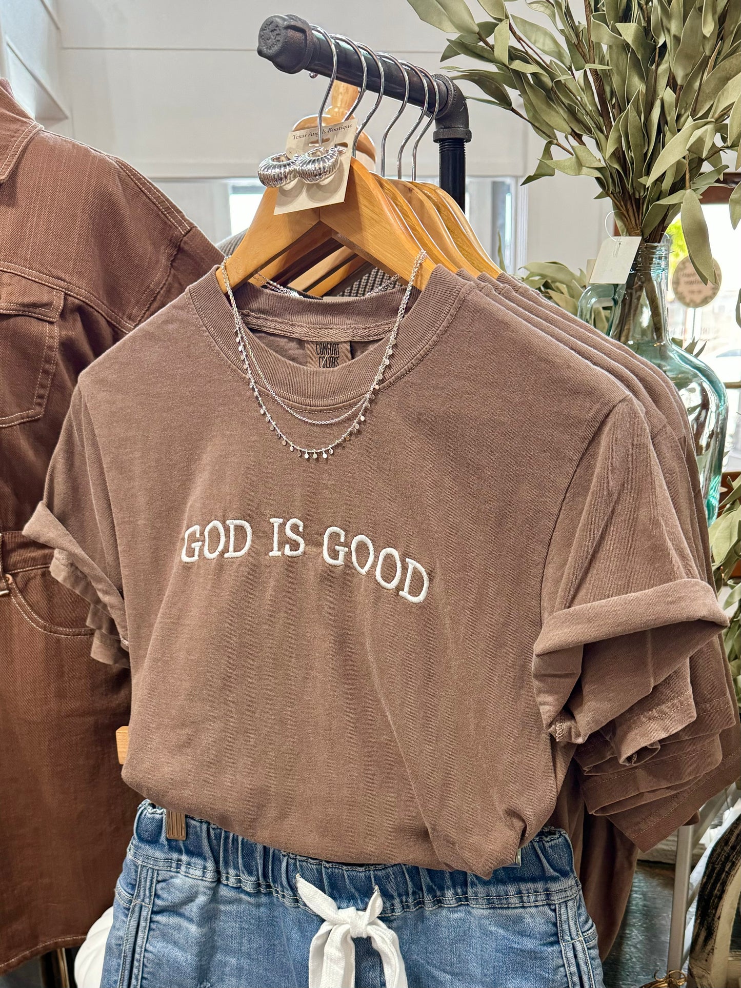 Brown God Is Good Graphic Tee