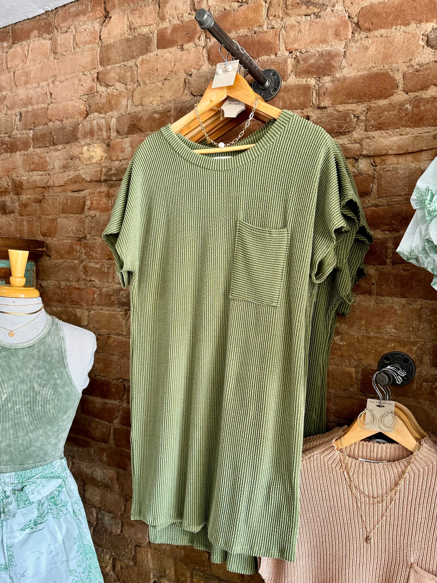 Date Night Olive Dress