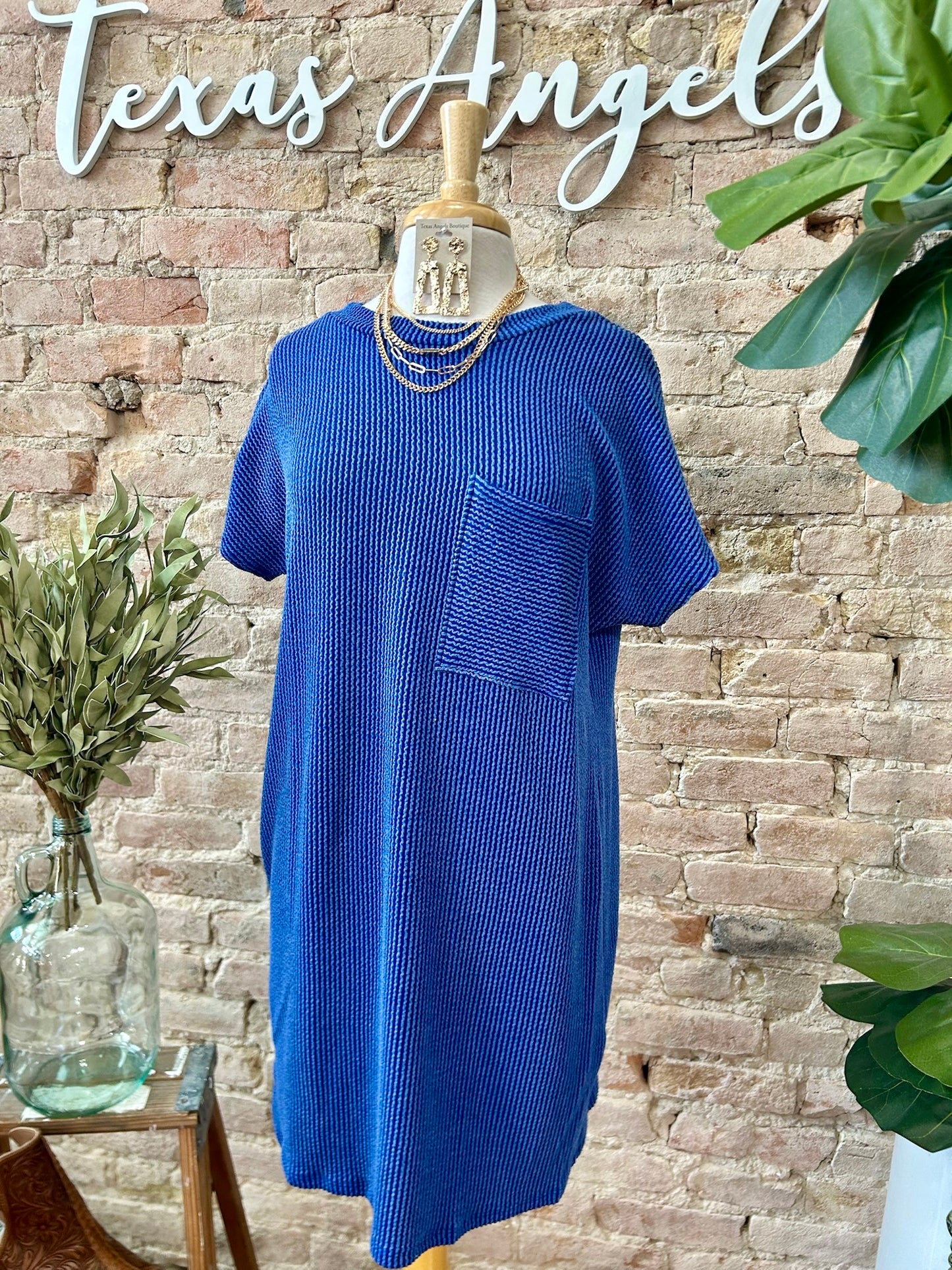 RESTOCK Date Night Royal Blue Dress