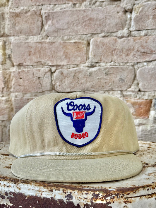 Tan Coors Rodeo Trucker Hat