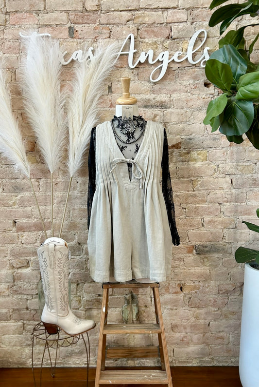 I Remember Everything Taupe Romper