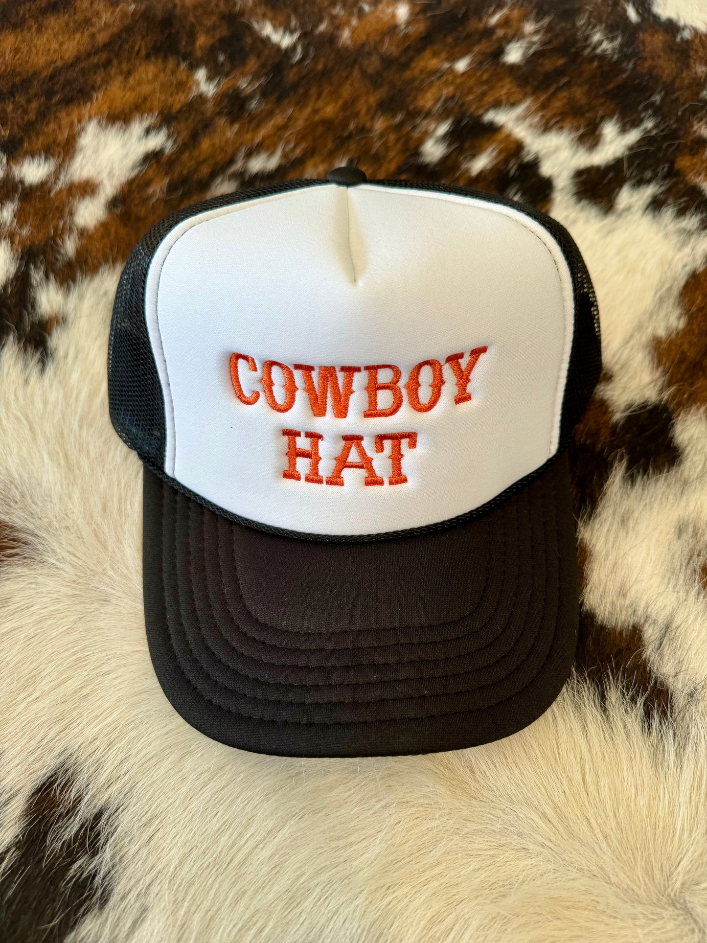 Cowboy Hat Trucker Cap