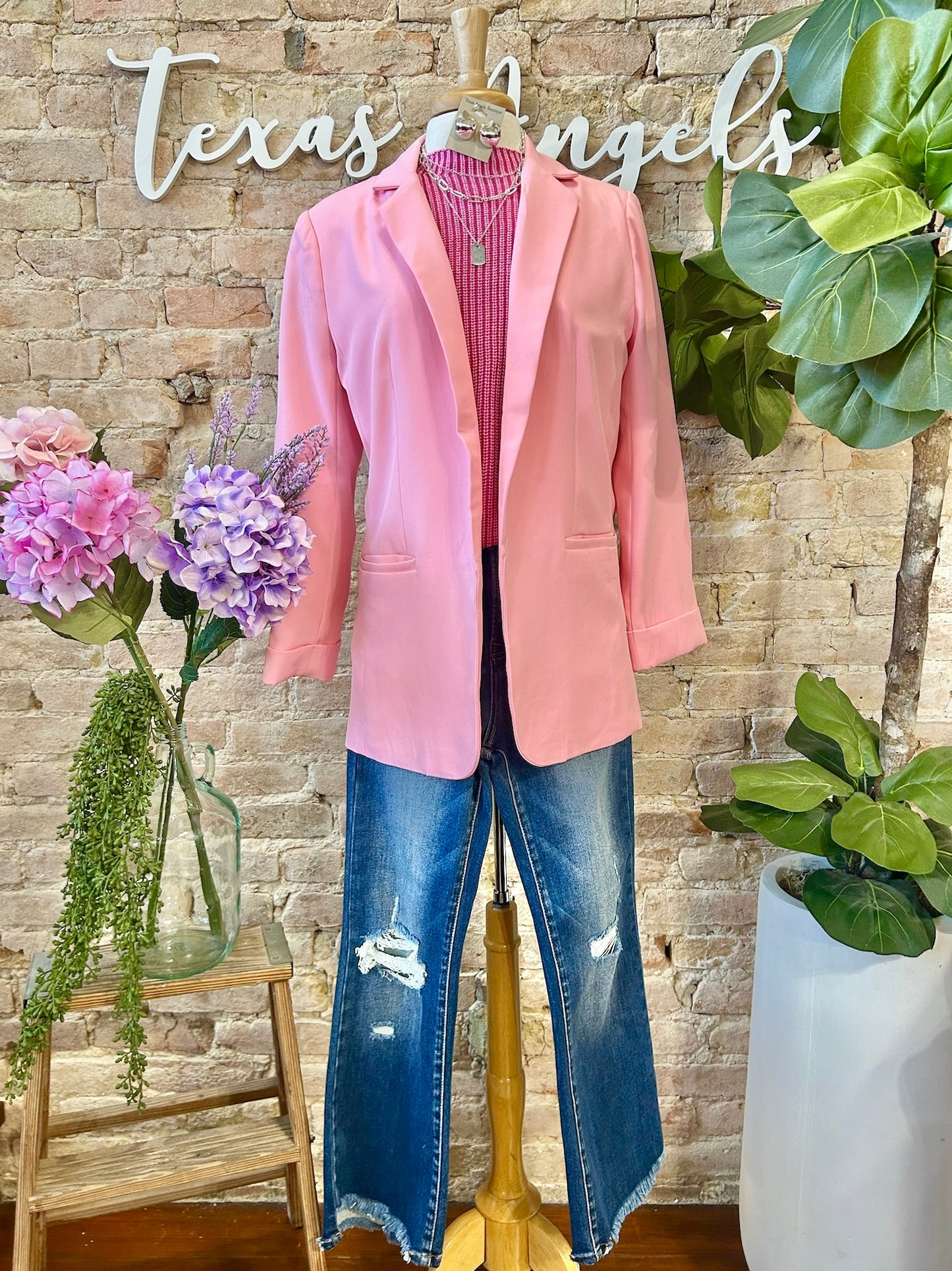 Boss Babe Pink Blazer