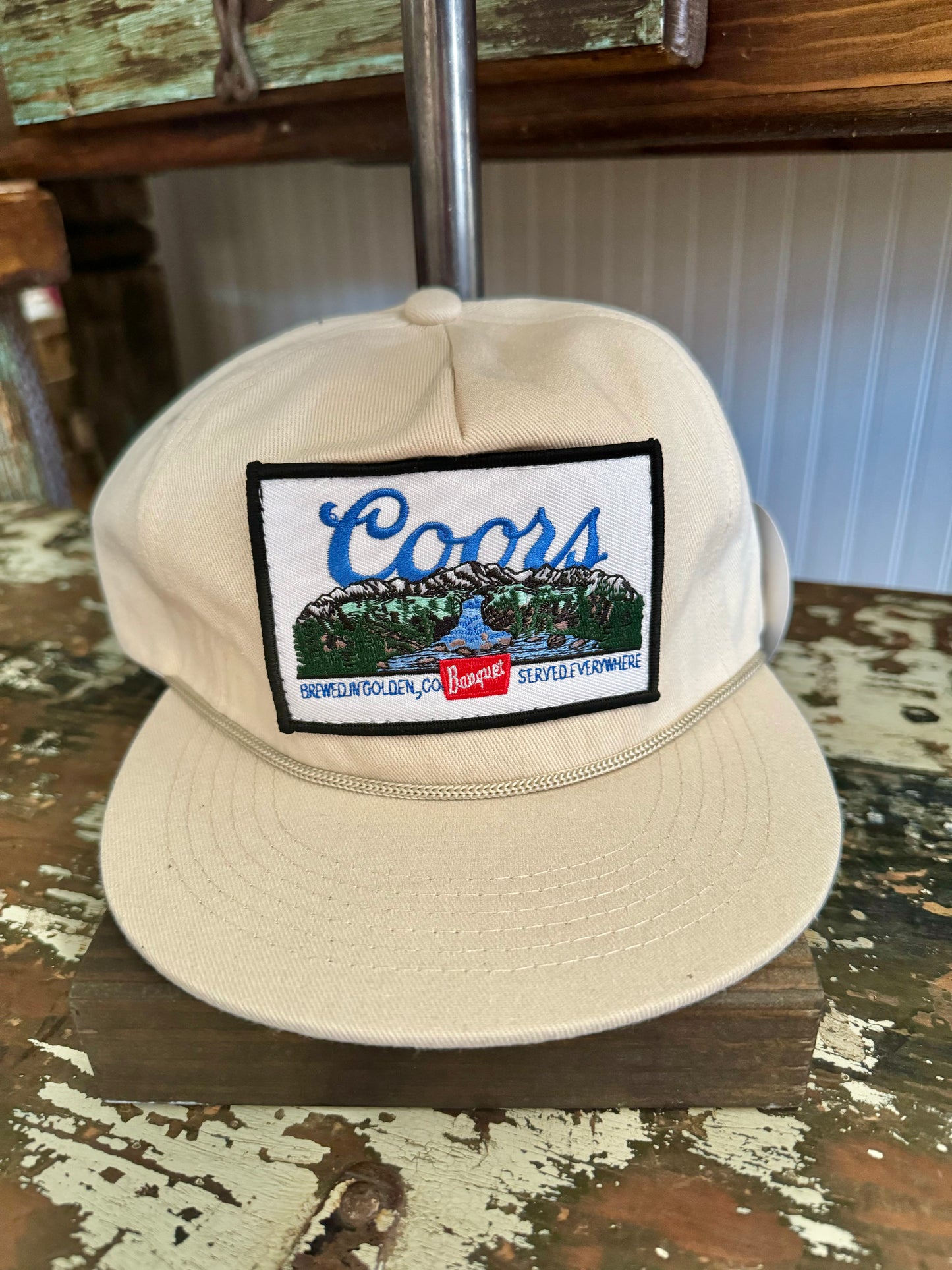 Beige Coors Trucker Hat