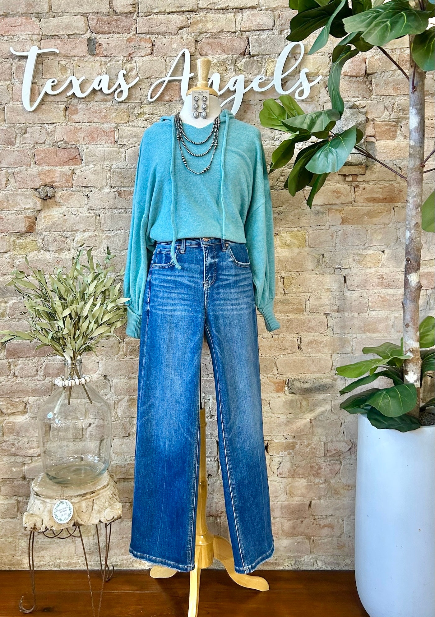 Time Heals Teal Hoodie