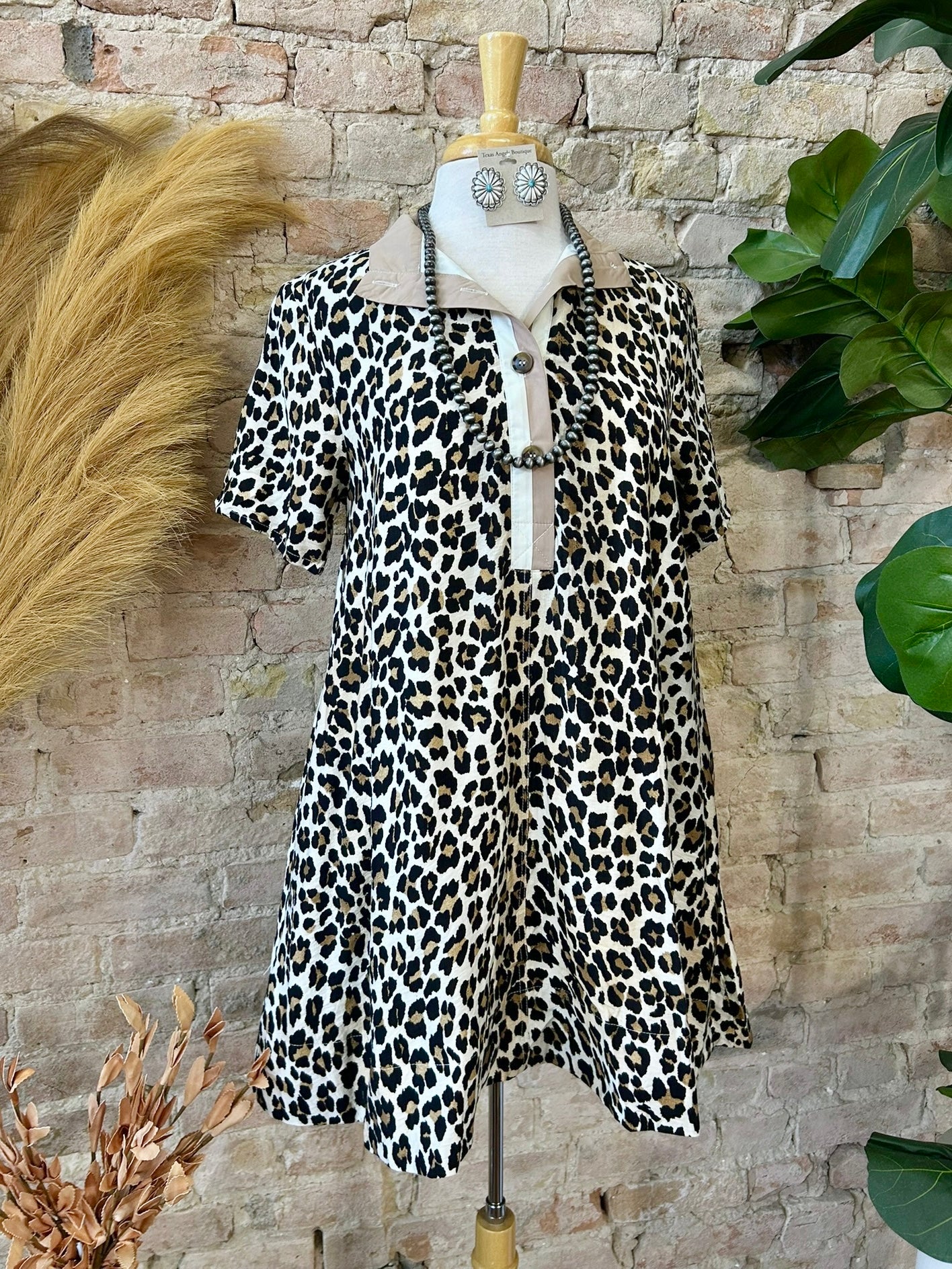 Lookin' For Love Leopard Print Dress