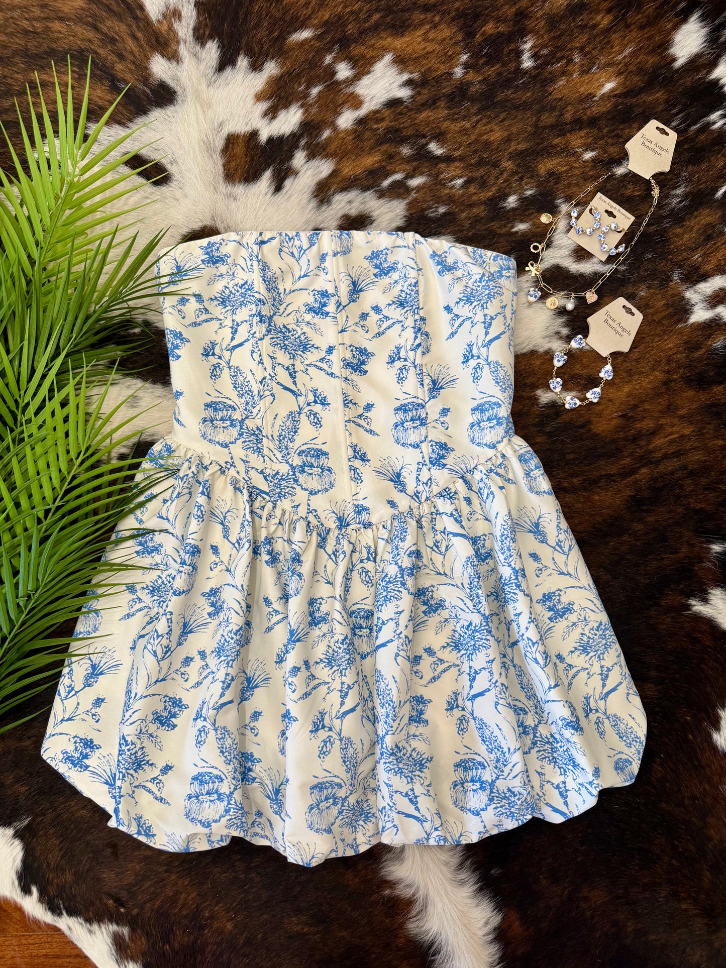 Don’t Be Fooled Blue Floral Dress