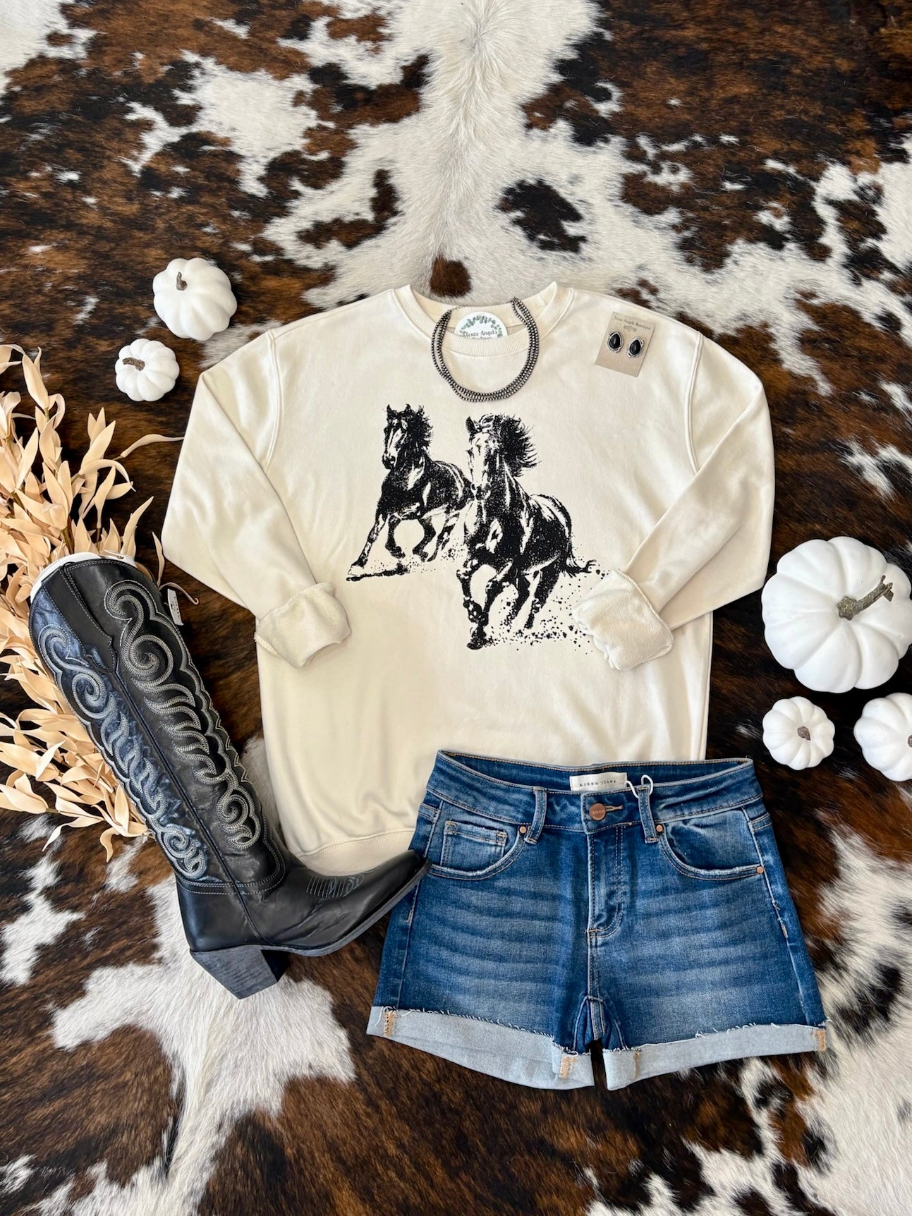 Running Wild & Free Horse Sweatshirt