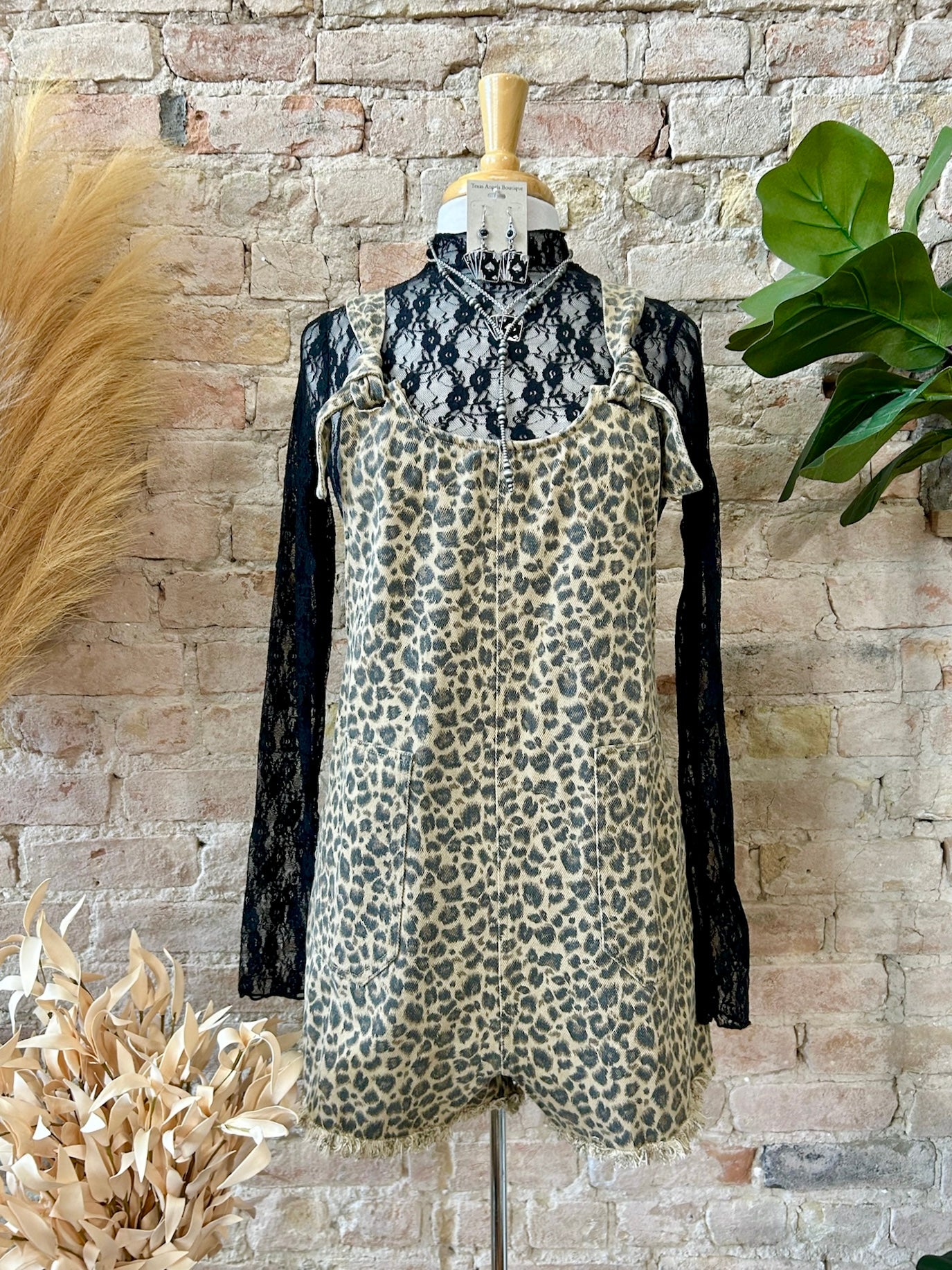 Wild At Heart Leopard Print Romper