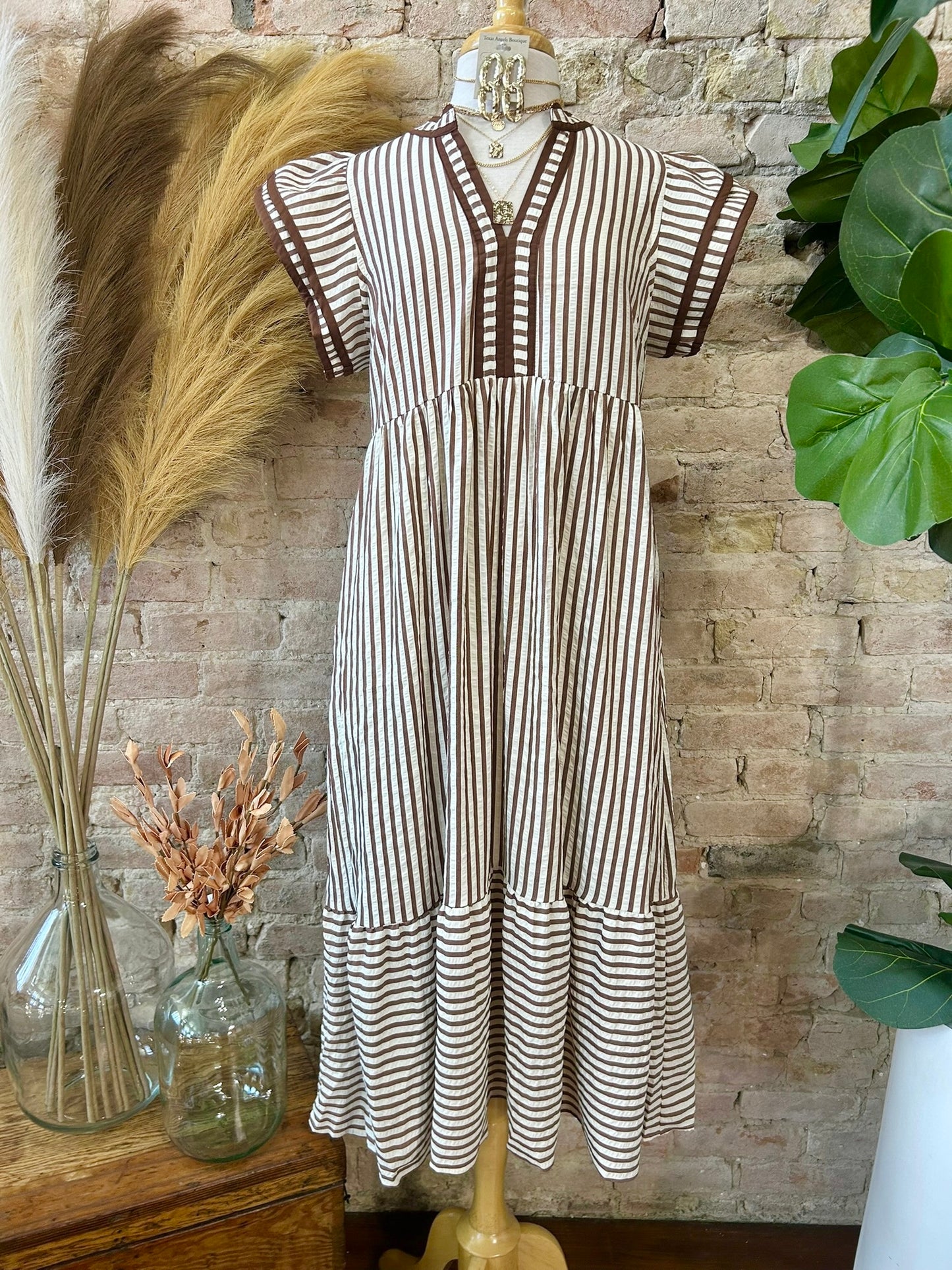 Ready For The Next Move Brown Mid Maxi