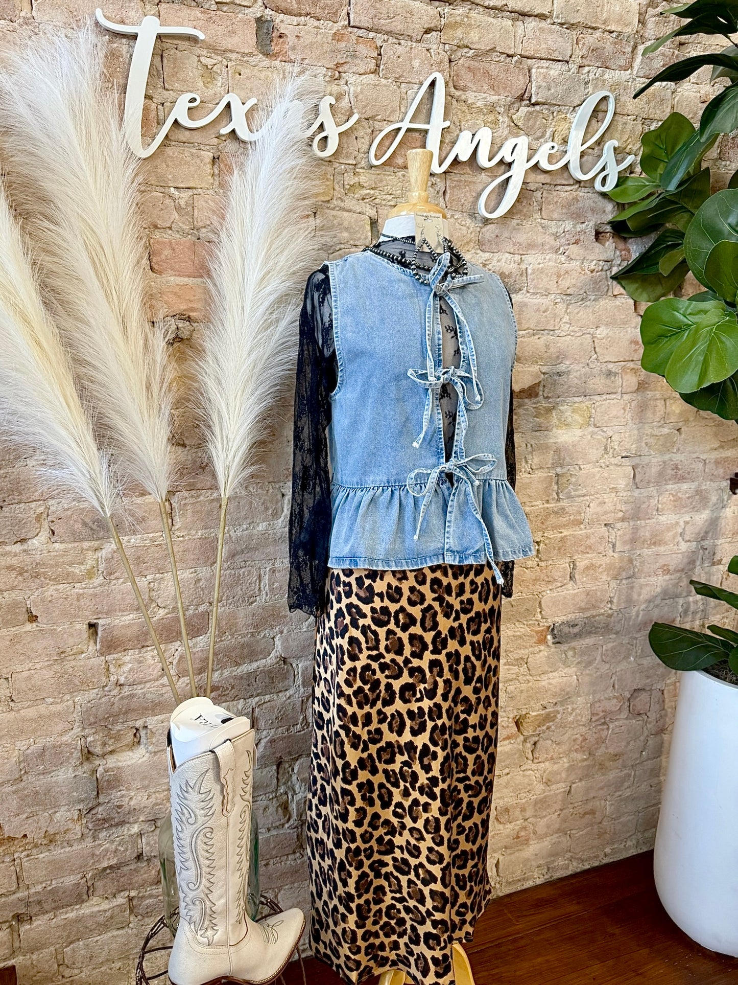 Like No Other Dark Leopard Print Mid Maxi