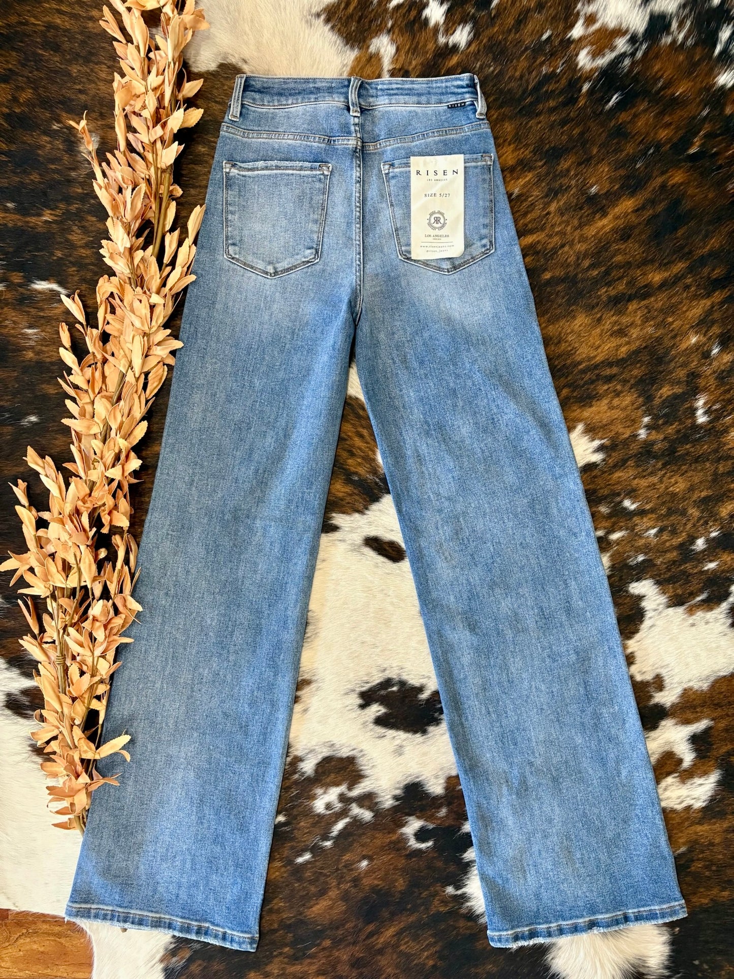 Whisper Something Sweet Wide Leg Risen Jeans