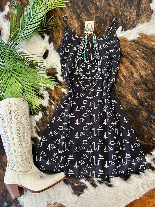 Fort Worth Bound Black Dress