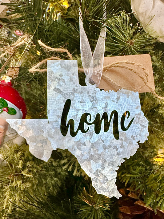 Texas Home Christmas Ornament