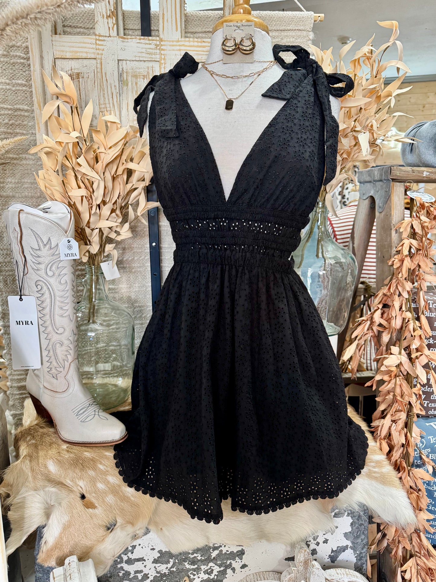 Gonna Be Somebody Black Dress