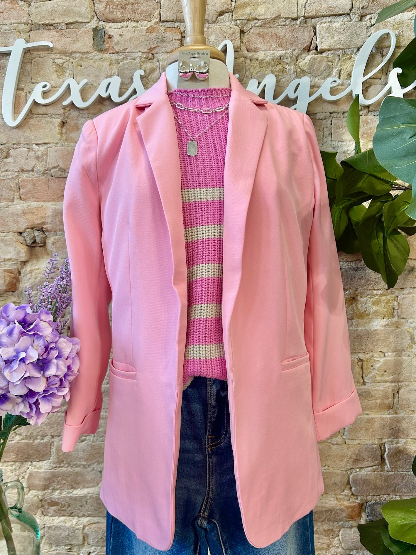 Boss Babe Pink Blazer