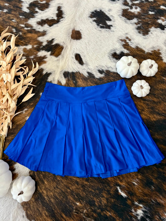 Let's Go Rams Royal Blue Skort