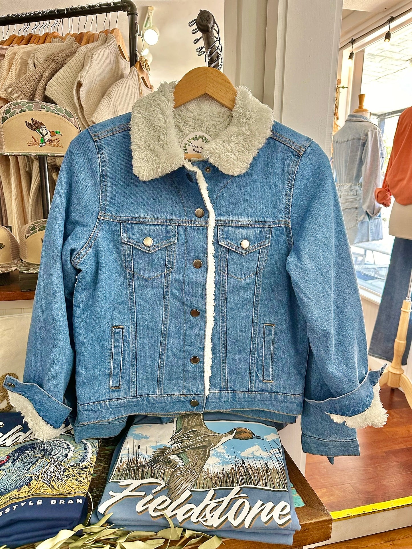 Never The Less Lined Denim Jacket