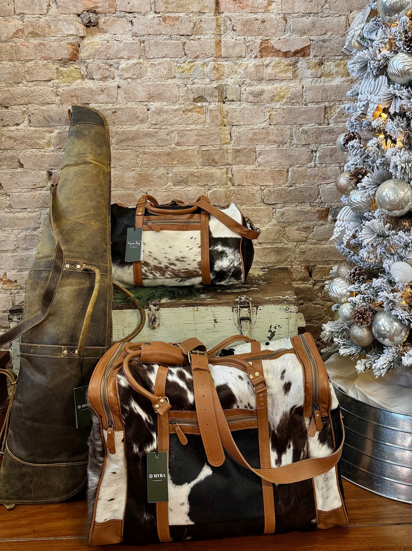 MYRA Cowhide Travel Bags