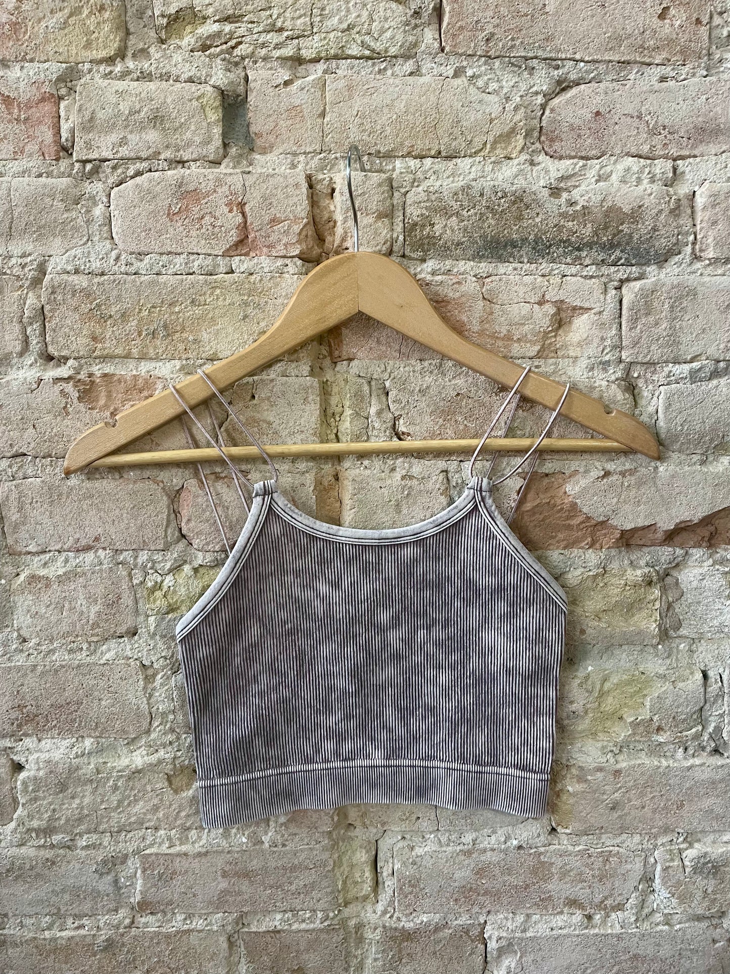 See You Tonight Mocha Strap Tank