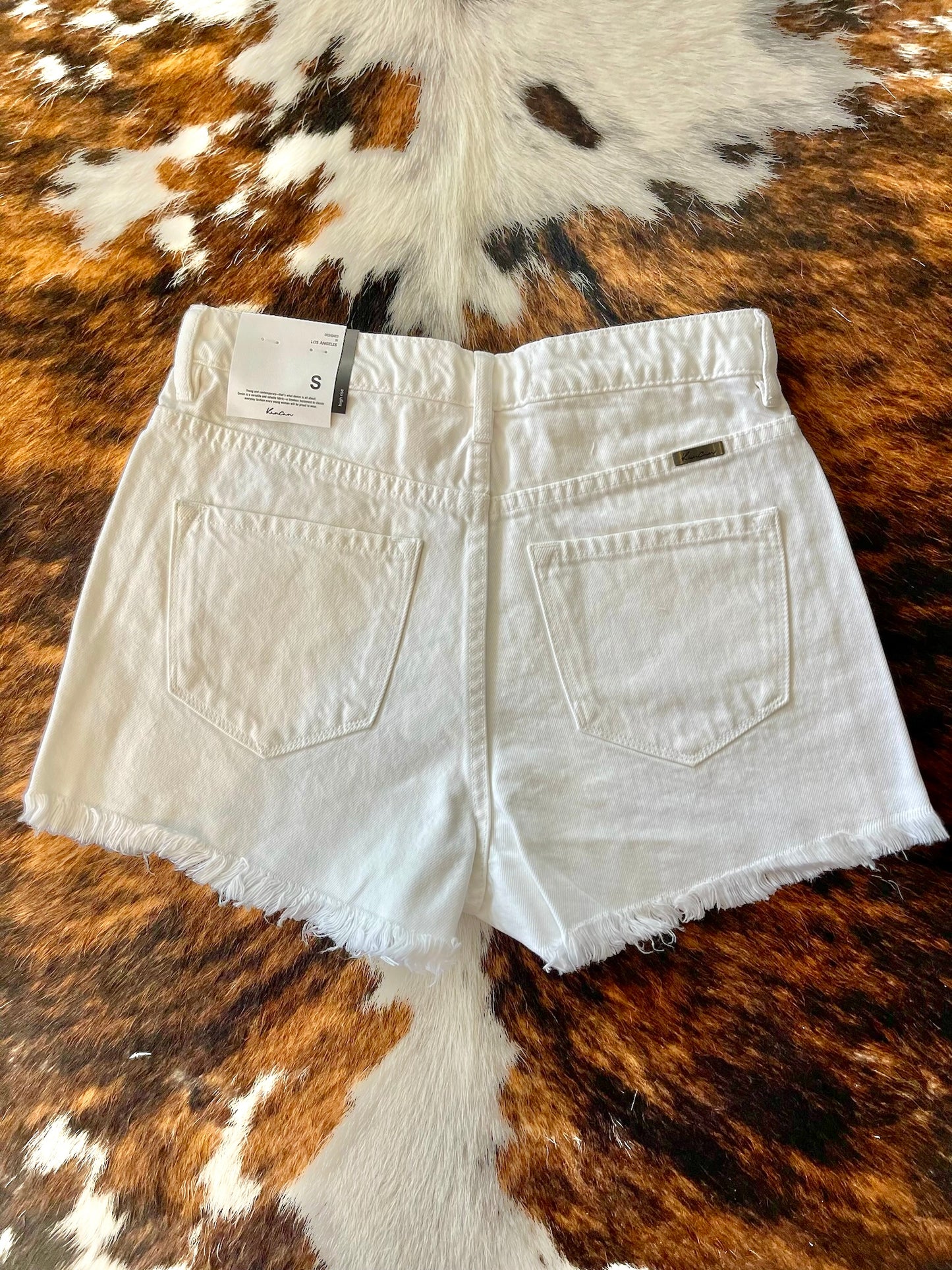 40% Off - Dare Me Distressed White KanCan Shorts