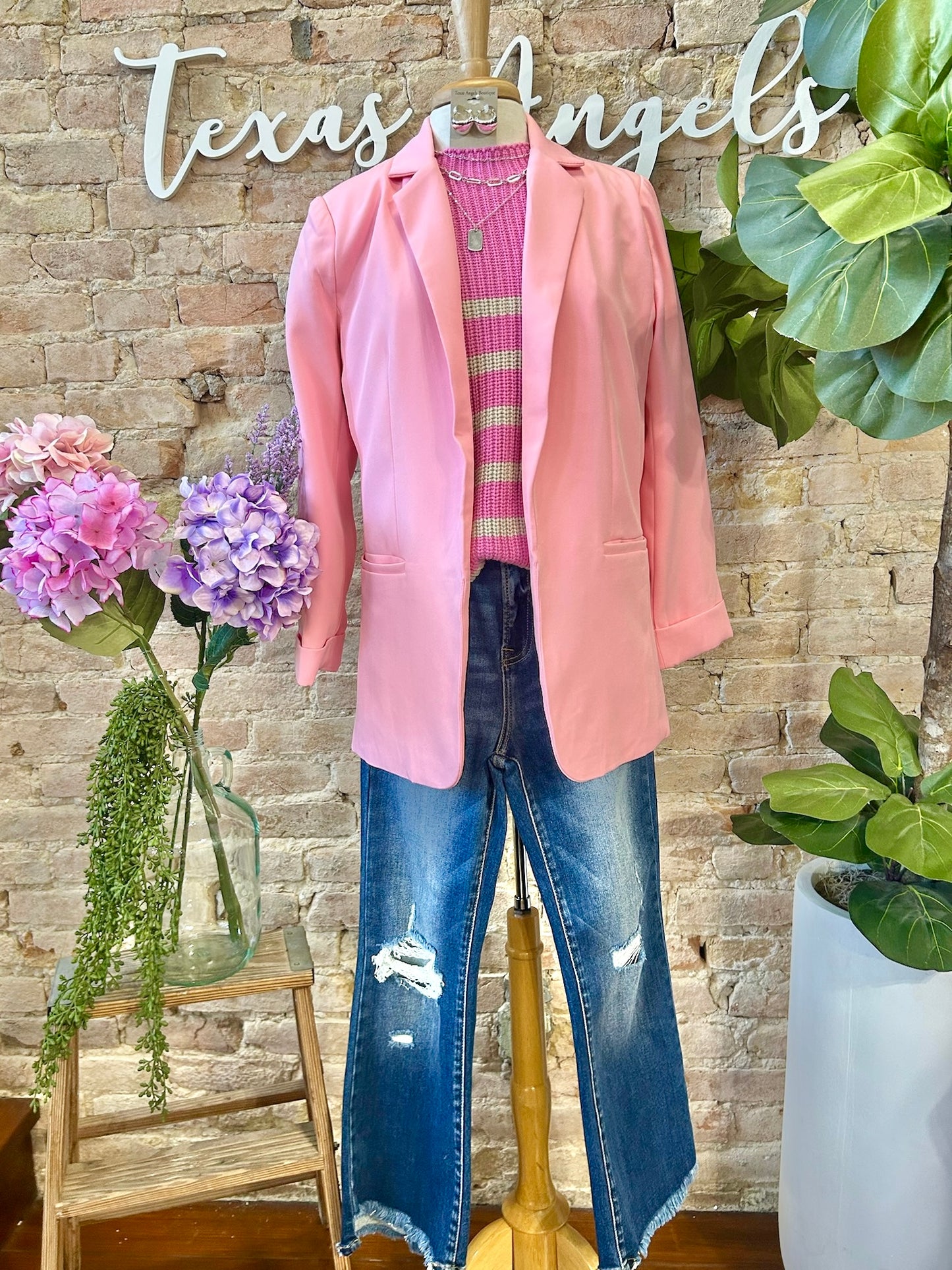 Boss Babe Pink Blazer