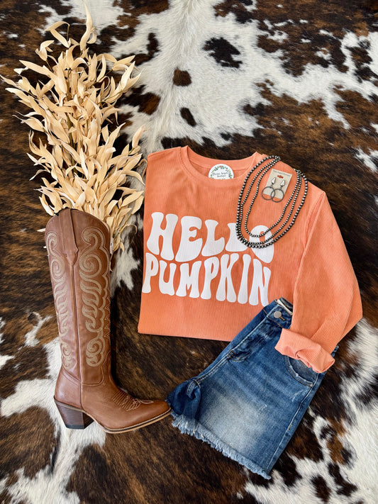 40% Off - Hello Pumpkin Sweatshirt