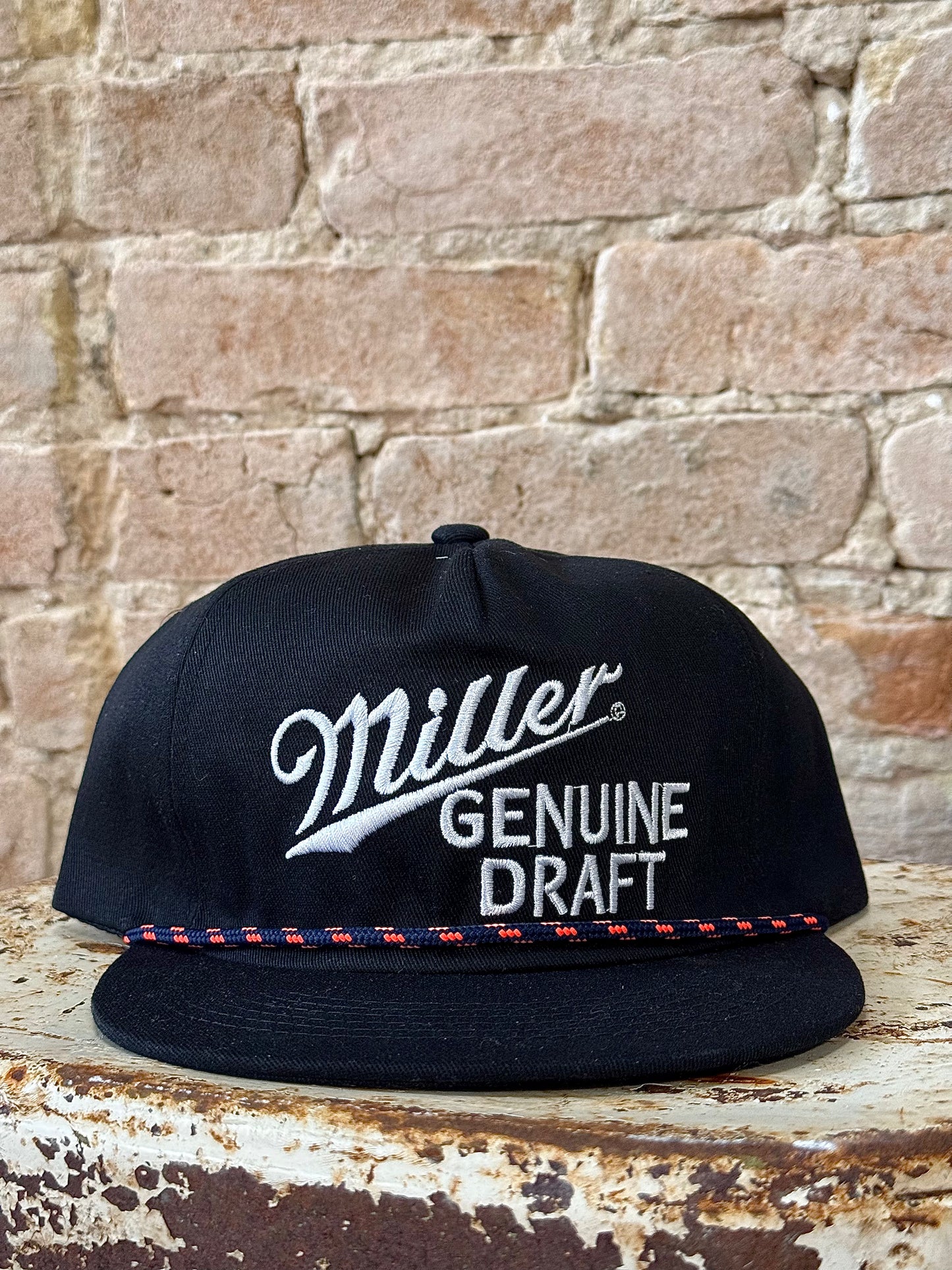 Black Miller Genuine Draft Tracker Hat