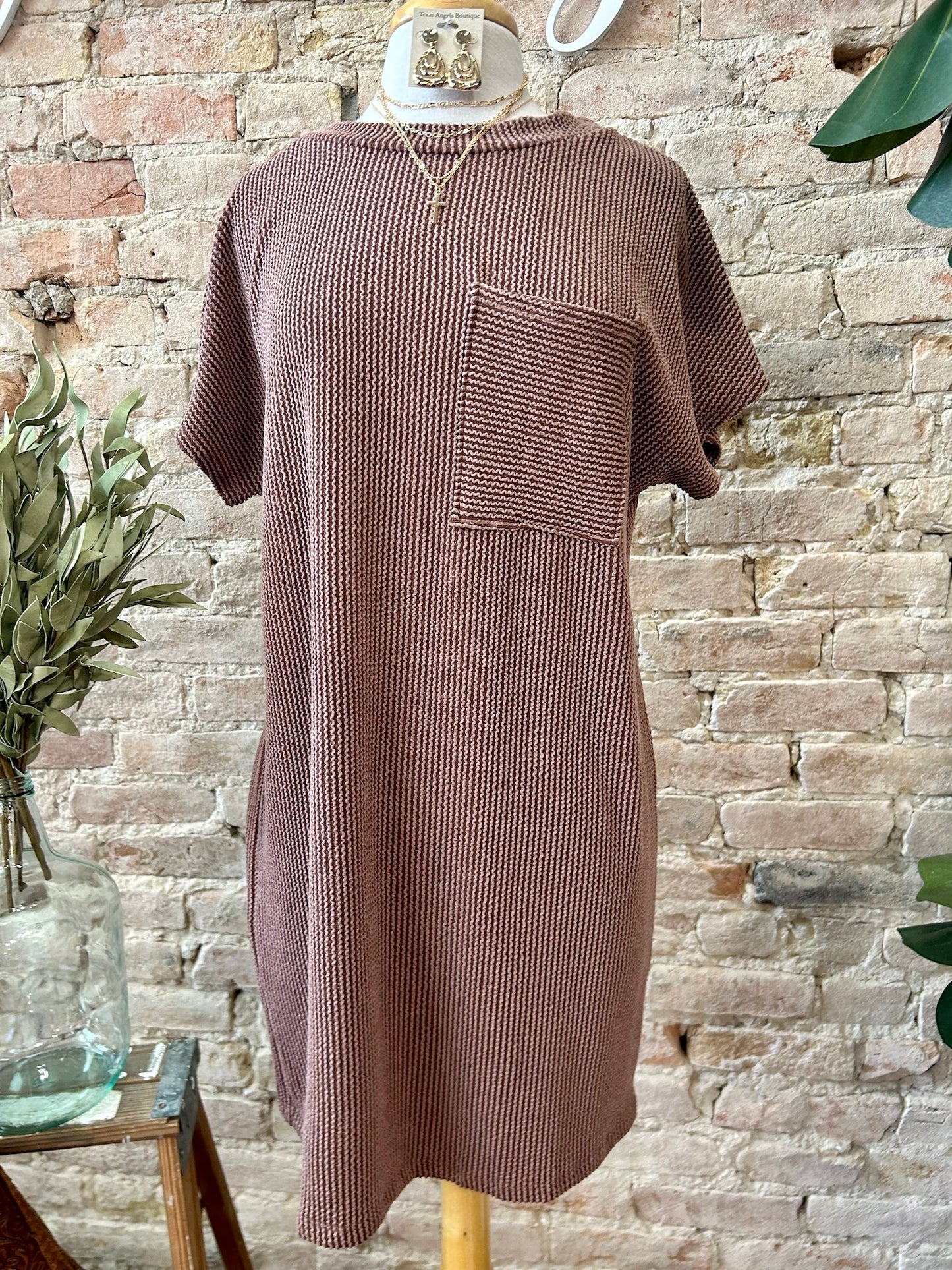 Date Night Mocha Dress