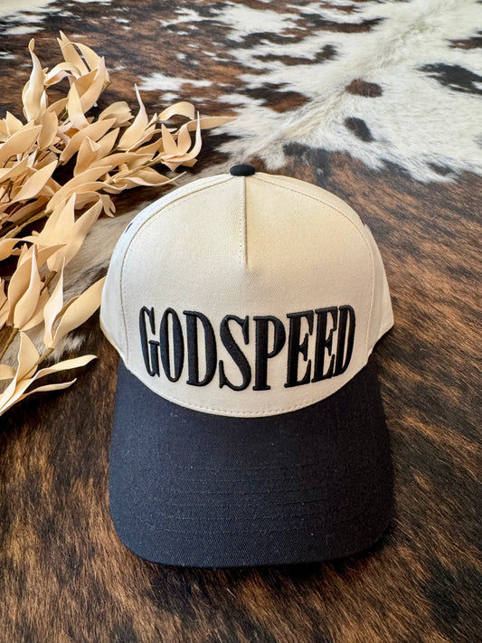 Godspeed Black Embroidered Trucker Hat