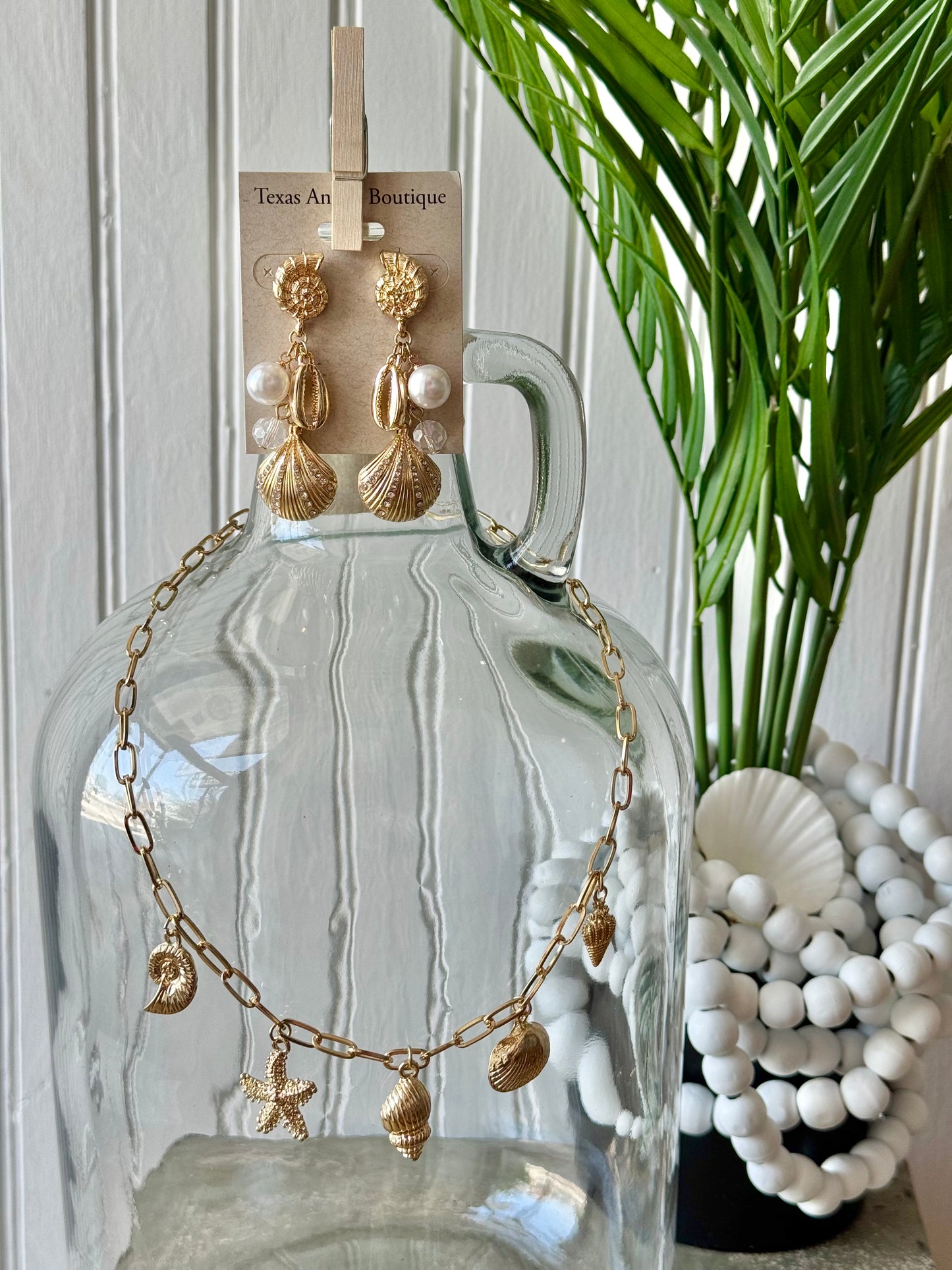 Gold Coastal Charm Necklace