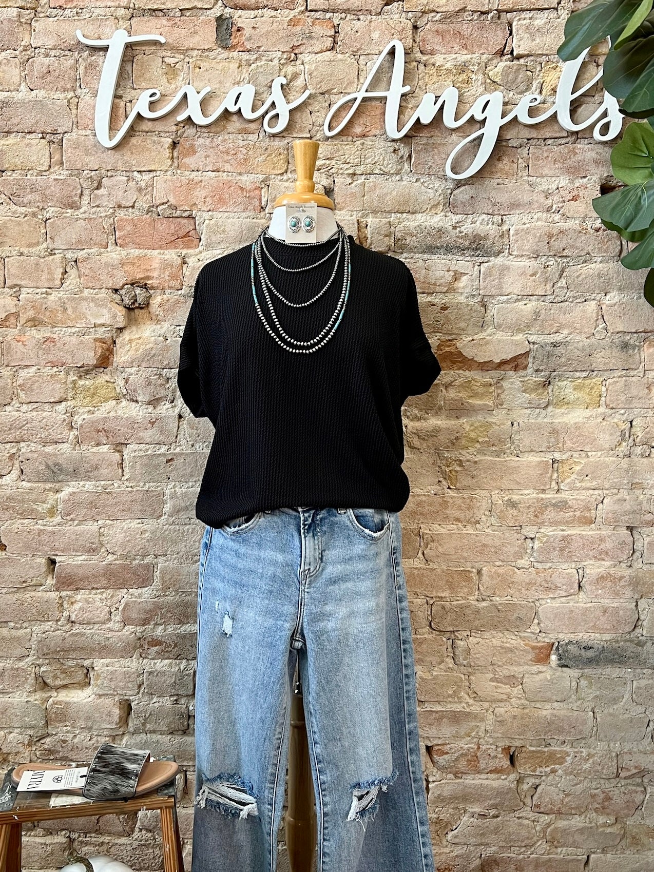 RESTOCK Transitioning Into Fall Black Top