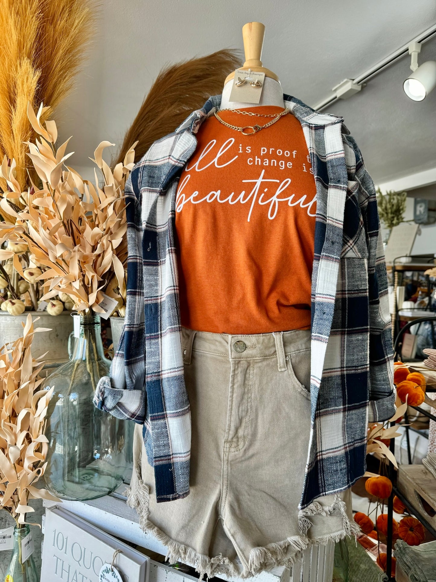 Change Is Beautiful Fall Graphic Tee