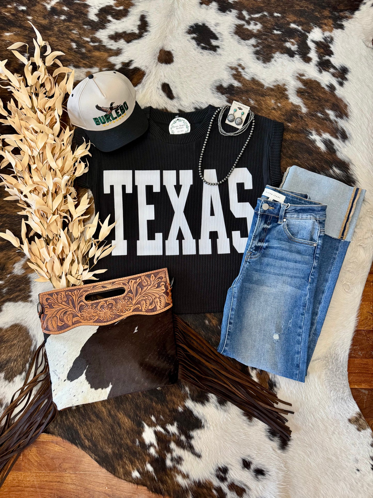 RESTOCK The Black Texas Tee