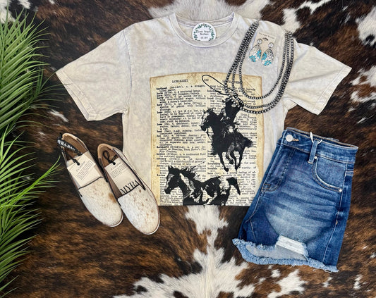 40% Off - Cowboy Dictionary Graphic Tee