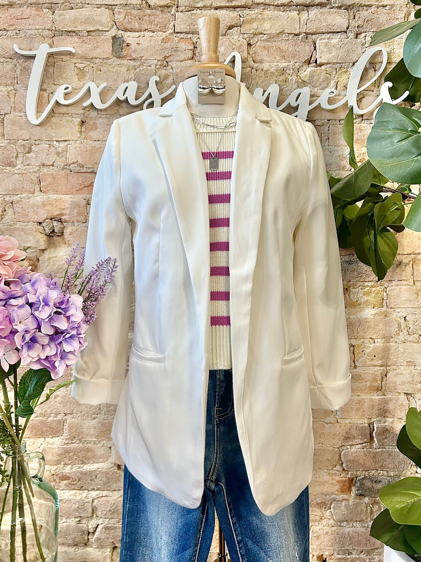 Boss Babe Ivory Blazer