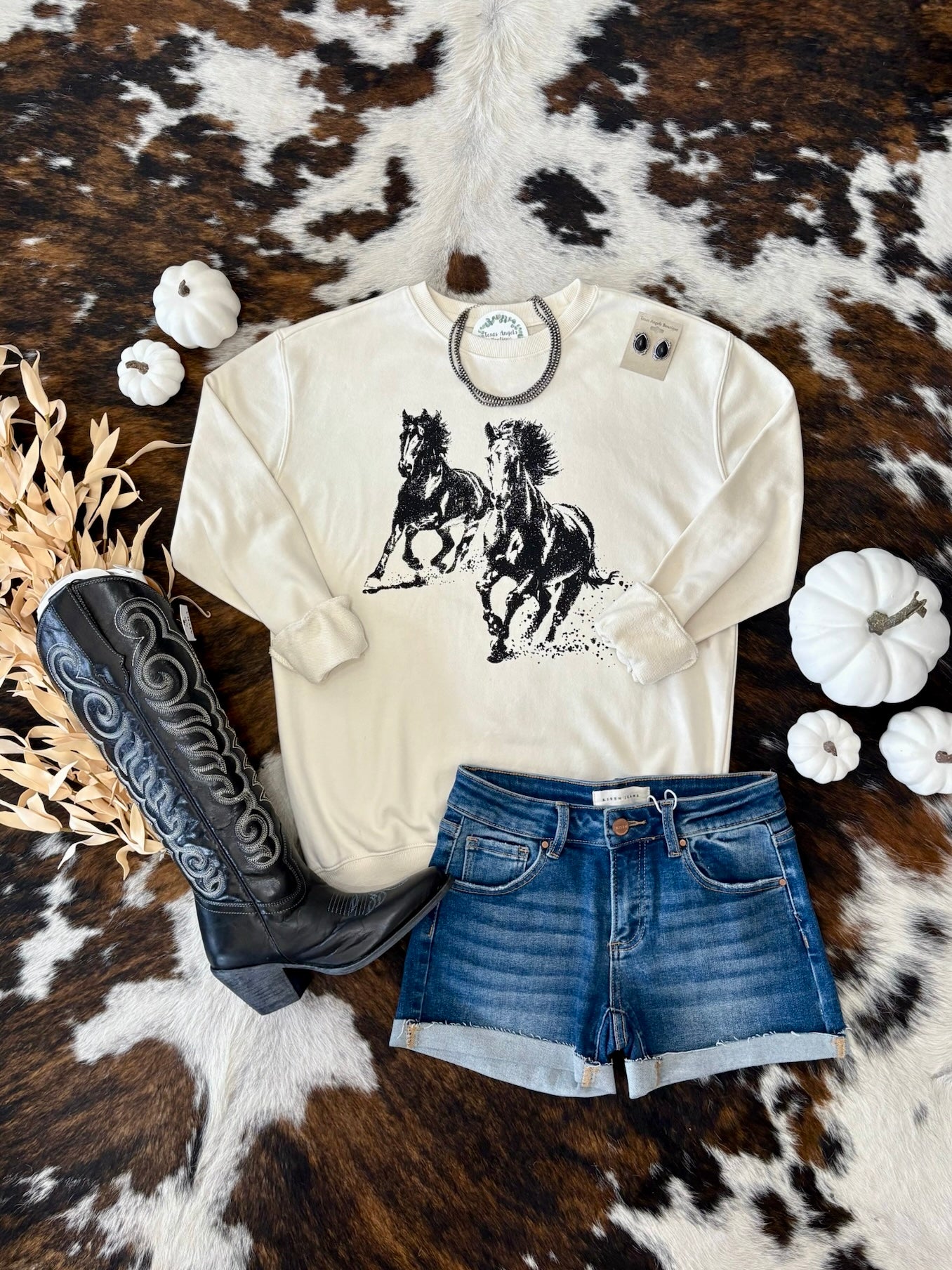 Running Wild & Free Horse Sweatshirt