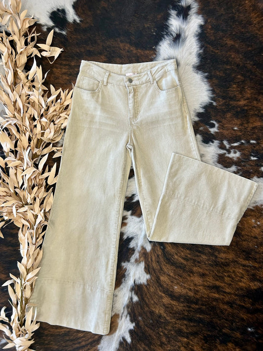See You Around Oatmeal Corduroy Pants