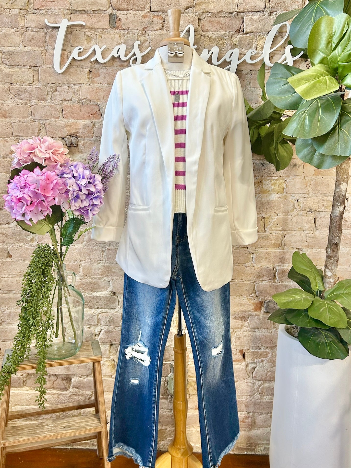 Boss Babe Ivory Blazer