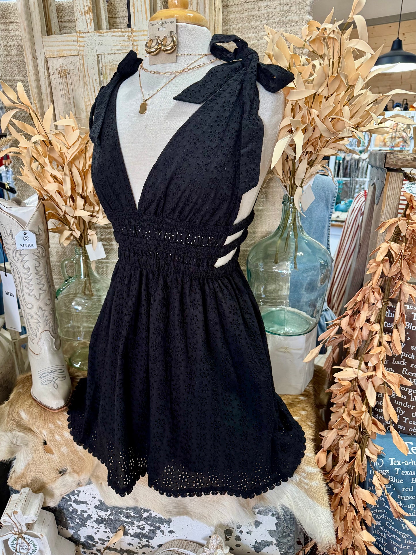 Gonna Be Somebody Black Dress