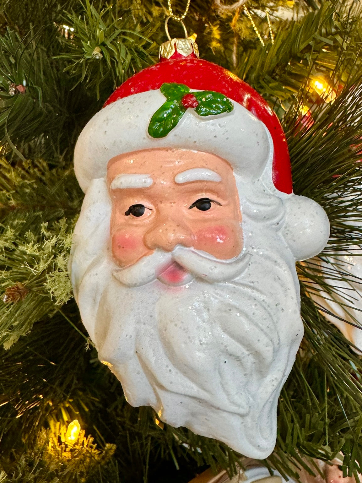 Vintage Santa Christmas Ornament