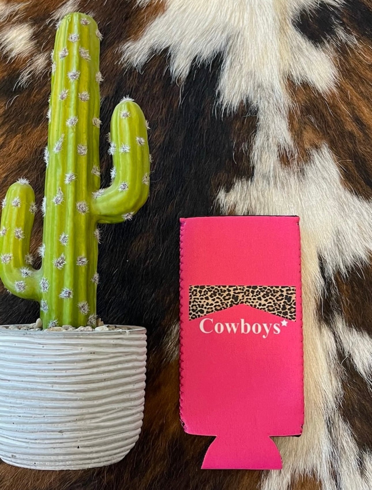 Cowgirls/Cowboys Double Sided Koozie